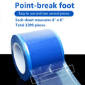 Barrier Film Sticky Wrap 4" x 6" 1200 Sheet/Roll- BLUE
