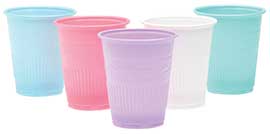 Plastic Cups 5oz. 1000/Cs - Assorted color